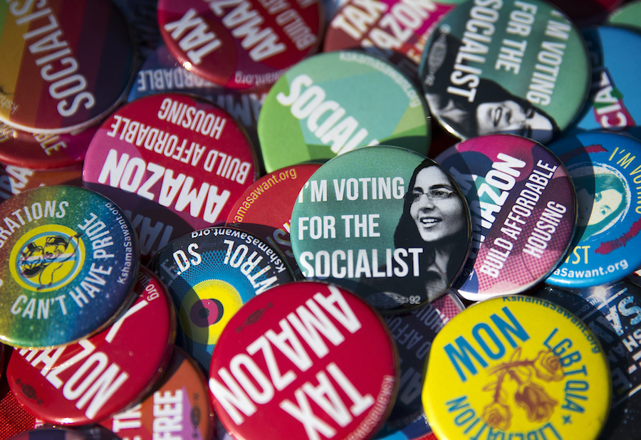 Kshama Sawant buttons