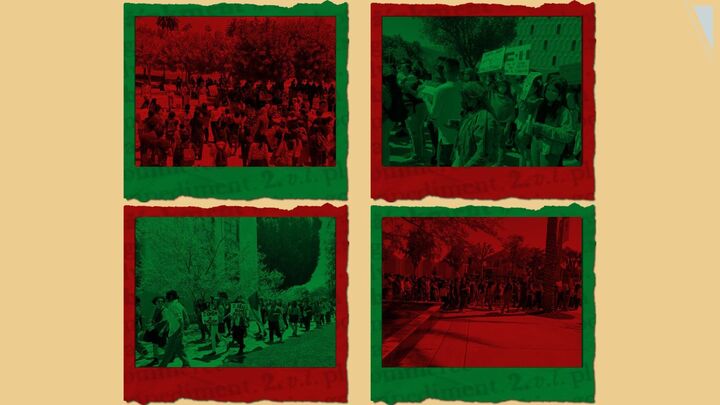 Palestine solidarity on two Southern California campuses