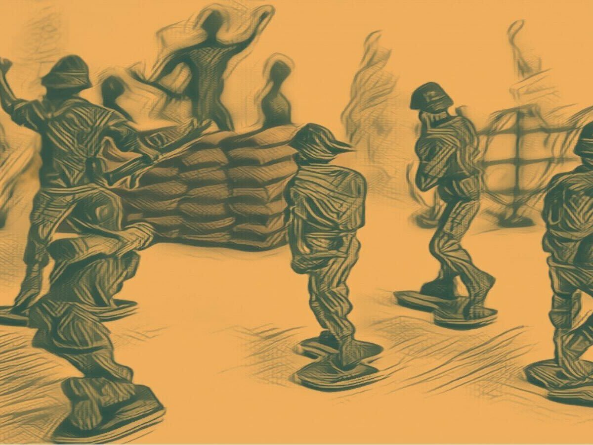 Michael Gloss’s real and imaginary wars