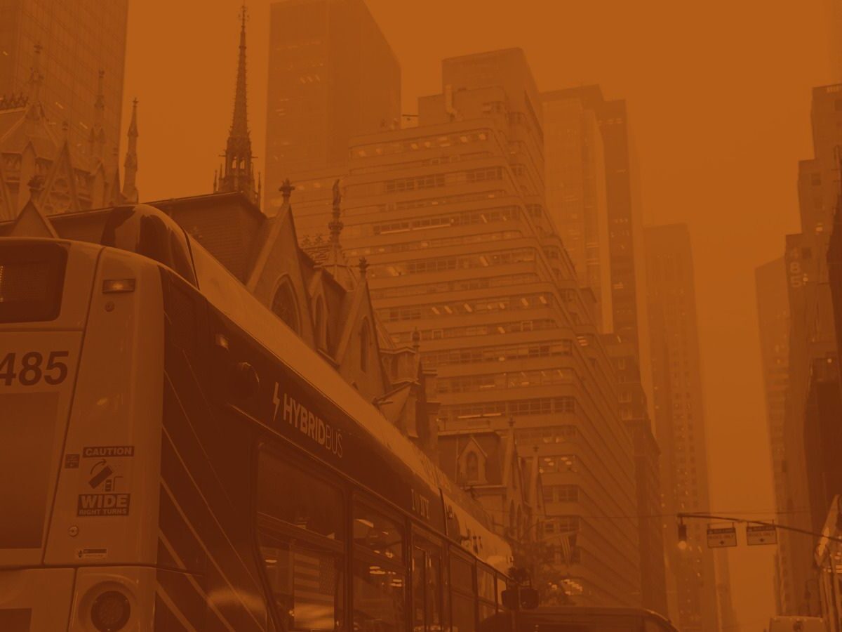 The smoke is at our door